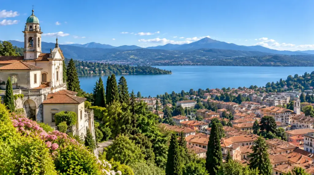 Letni widok na Varese i okolicę